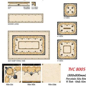 Gạch Thảm Vô Cực Đẹp TVC8005