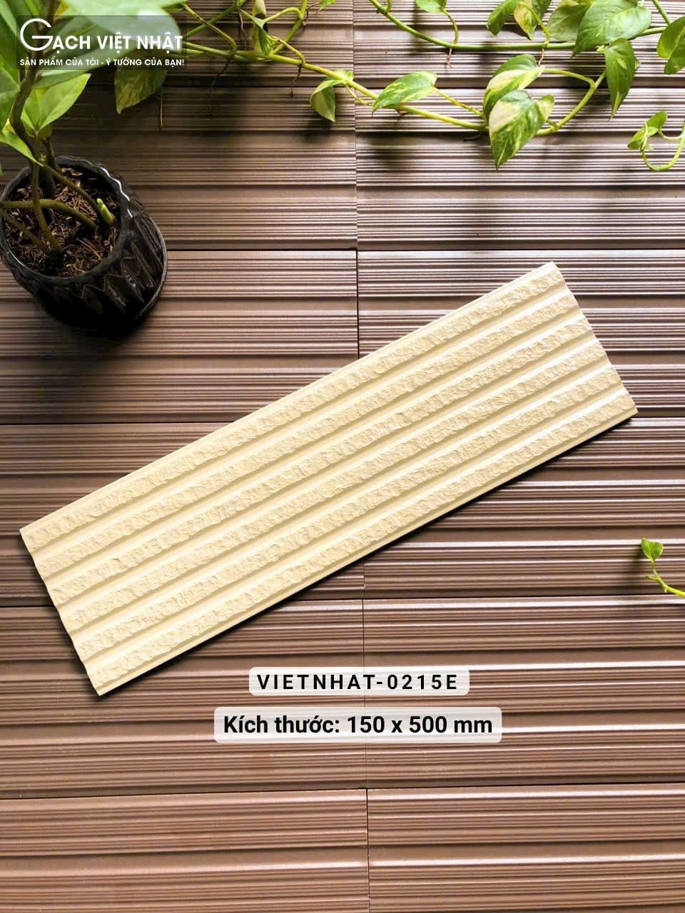 Gạch Trang Trí 150x500mm Việt Nhật mã 0215E