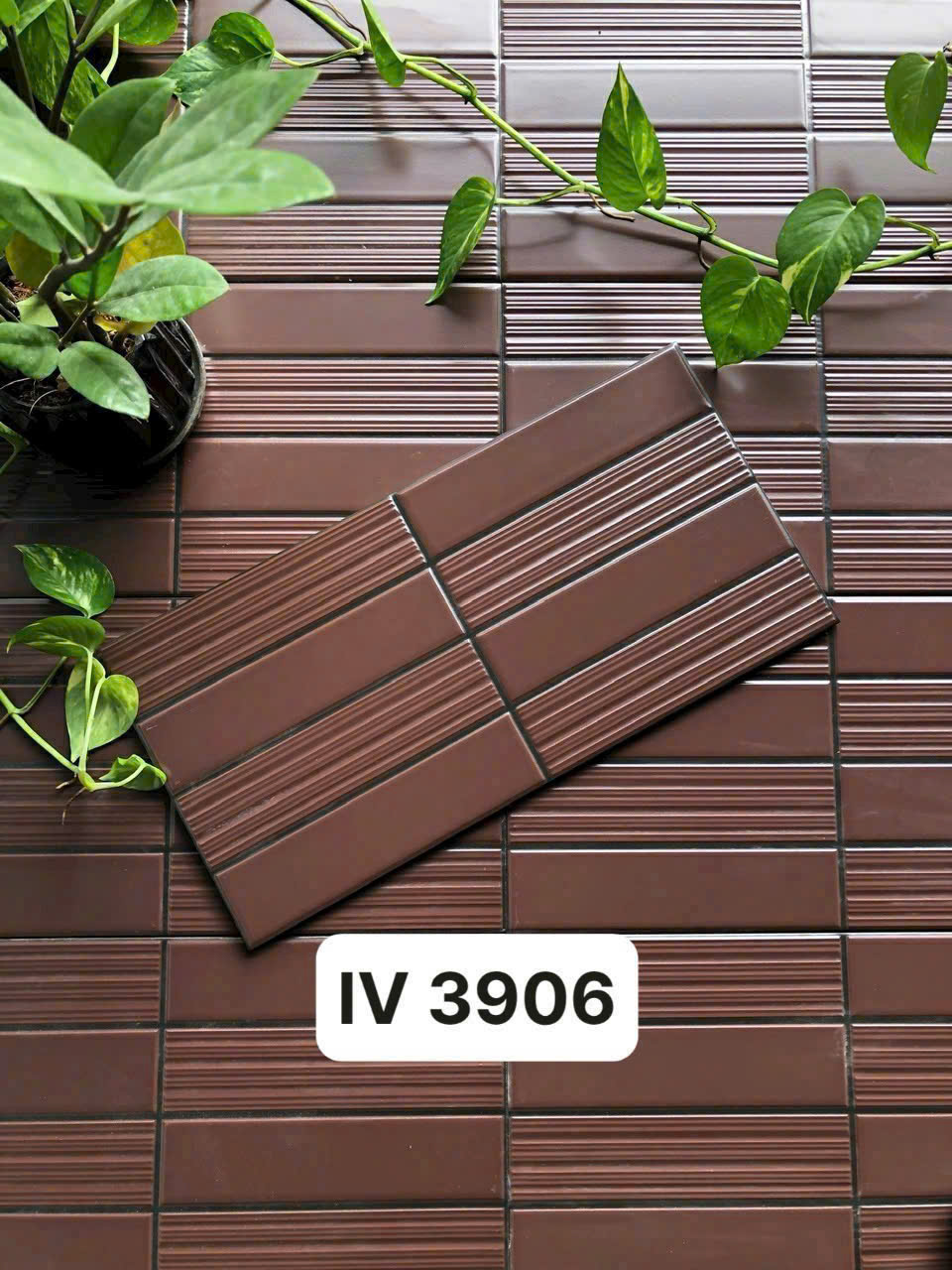 Gạch Trang Trí 20x40 Việt Nhật mã IV 3906