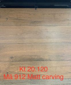 Gạch giả gỗ 20x120 Ấn Độ mã 912 men matt carving
