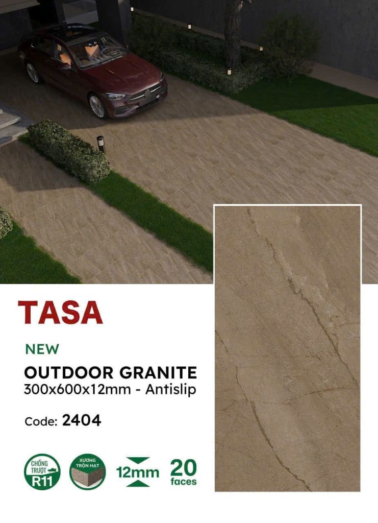 Gạch sân vườn 30x60 Tasa 2404