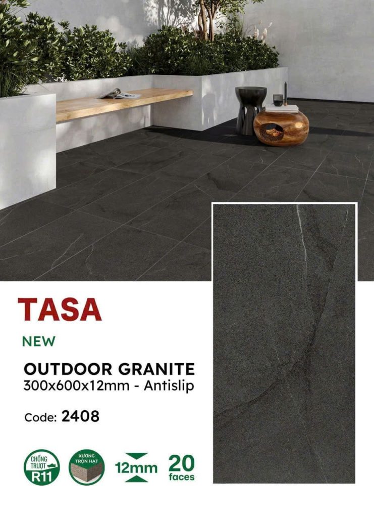 Gạch sân vườn 30x60 Tasa 2408