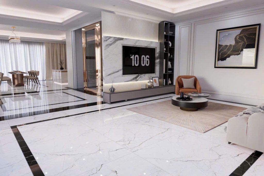 Gạch tây ba nha 120x120 mã ACOLBERT WHITE