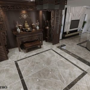 Gạch tây ba nha 90x90 mã FLR GREY
