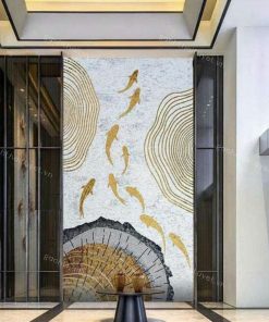 Gạch tranh Mosaic 80x260 mã TT12