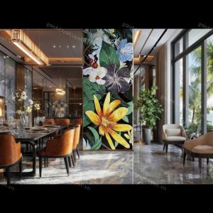 Gạch tranh Mosaic 80x260 mã TT13