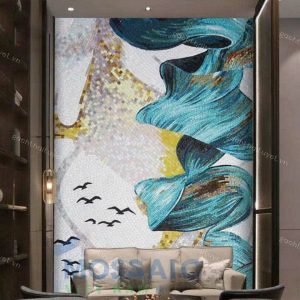 Gạch tranh Mosaic 80x260 mã TT14