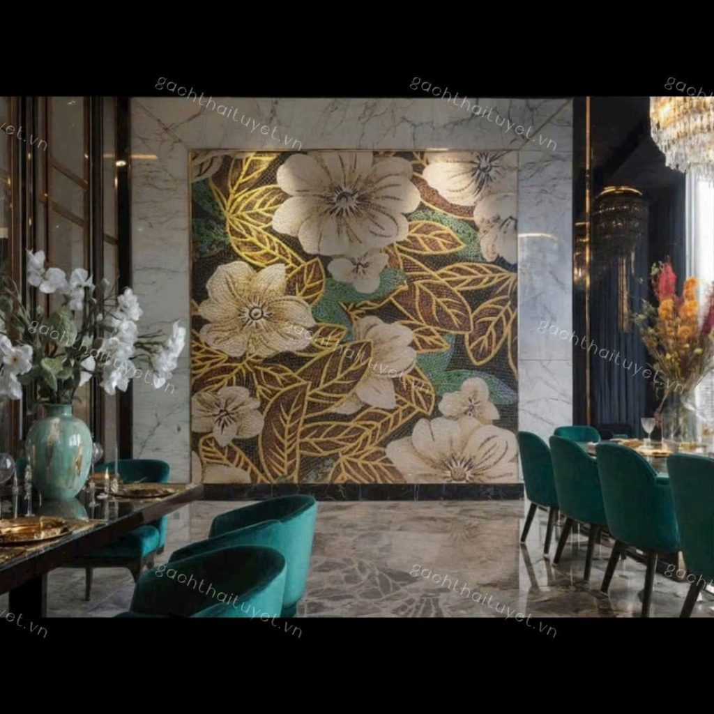 Gạch tranh Mosaic 80x260 mã TT17