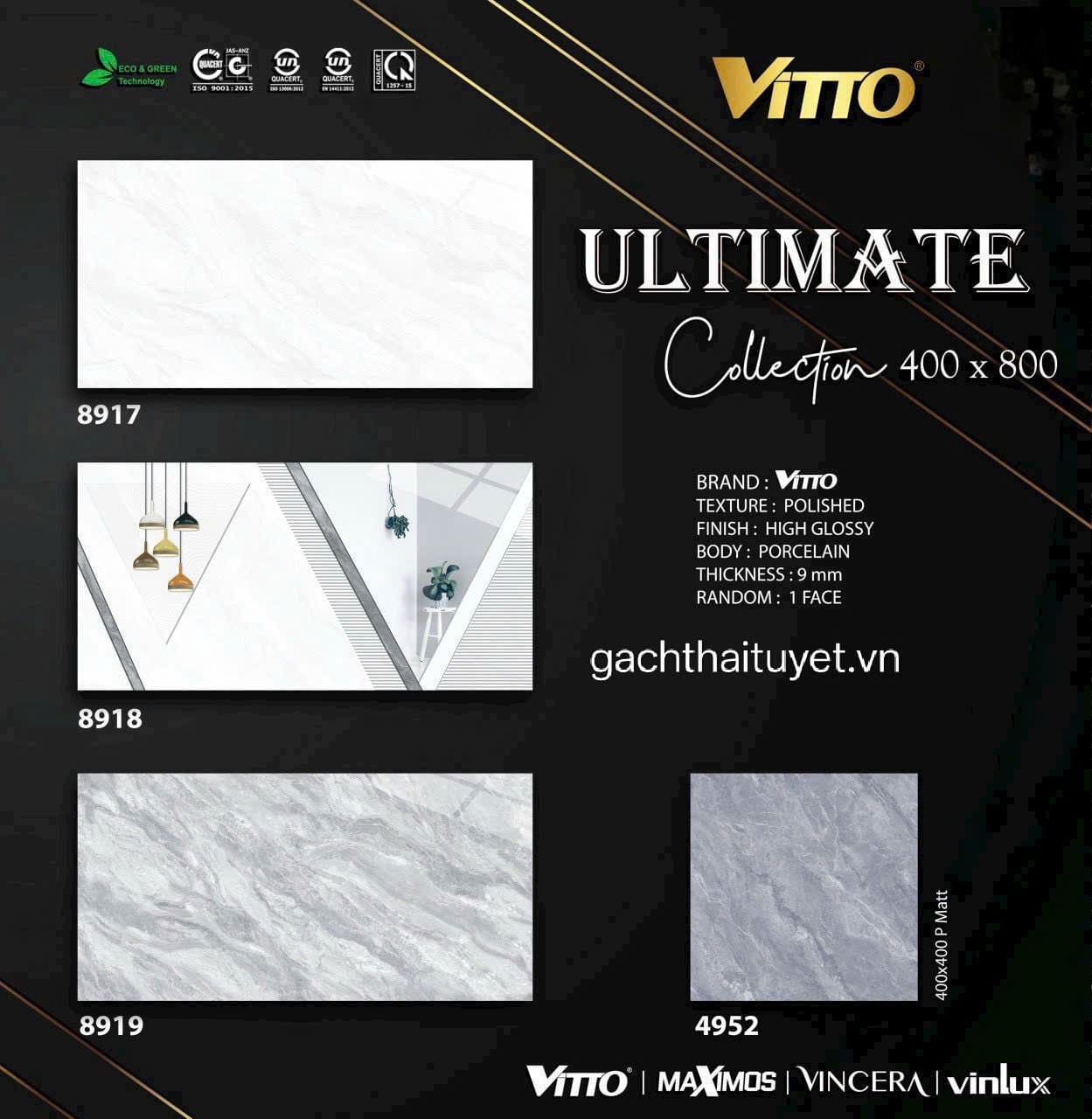 Gạch vitto 40x80 mã 8917