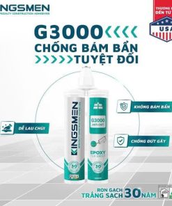 Keo Chà Ron Gạch Epoxy 2 thành phần G3000 Kingsmen