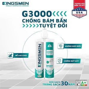Keo Chà Ron Gạch Epoxy 2 thành phần G3000 Kingsmen