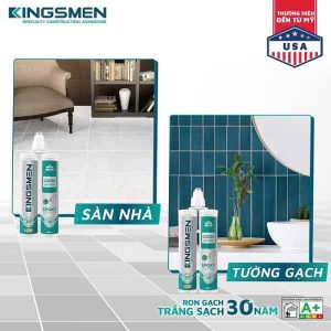 Keo Chà Ron Gạch Epoxy 2 thành phần G3000 Kingsmen
