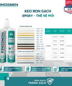 Keo Chà Ron Gạch Epoxy 2 thành phần G3000 Kingsmen
