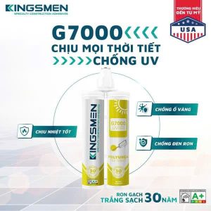 Keo Chà Ron Gạch G7000 Kingsmen Chống Thấm Ngoài Trời
