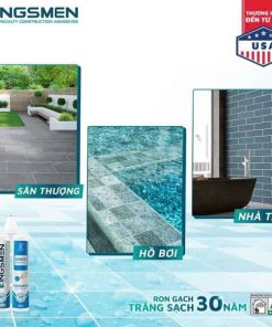 Keo Chà Ron Gạch Kingsmen G9000 Chuyên Dụng Hồ Bơi