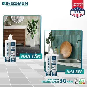 Keo Chít Mạch Gạch G5000 Kingsmen Chống Thấm, Chống Bám Bẩn
