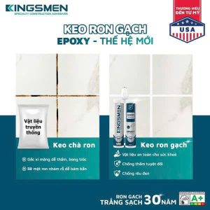 Keo Chít Mạch Gạch G5000 Kingsmen Chống Thấm, Chống Bám Bẩn