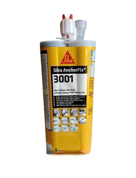 Keo Khoan Cấy Thép Chuyên Dụng SIKA mã SIKA ANCHORFIX 3001