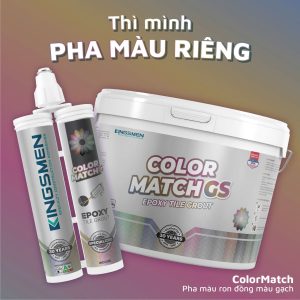 Keo chà ron ColorMatch G Kingsmen 400ml (trong nhà, Ron đồng màu 97%)