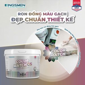 Keo chít mạch ColorMatch GS Kingsmen 3.5KG (Ron đồng màu 97%)