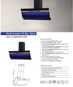 Máy Hút Mùi EUROFIRE mã EF 005-BLACK
