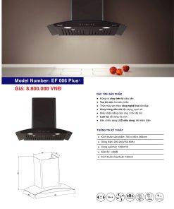 Máy Hút Mùi EUROFIRE mã EF-006 PLUS+