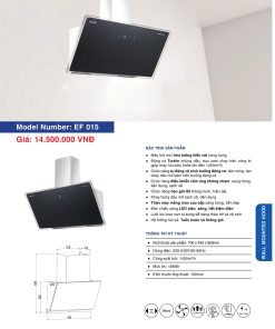 Máy Hút Mùi EUROFIRE mã EF 015