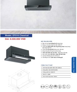 Máy Hút Mùi EUROFIRE mã EF016 CLASSICAL