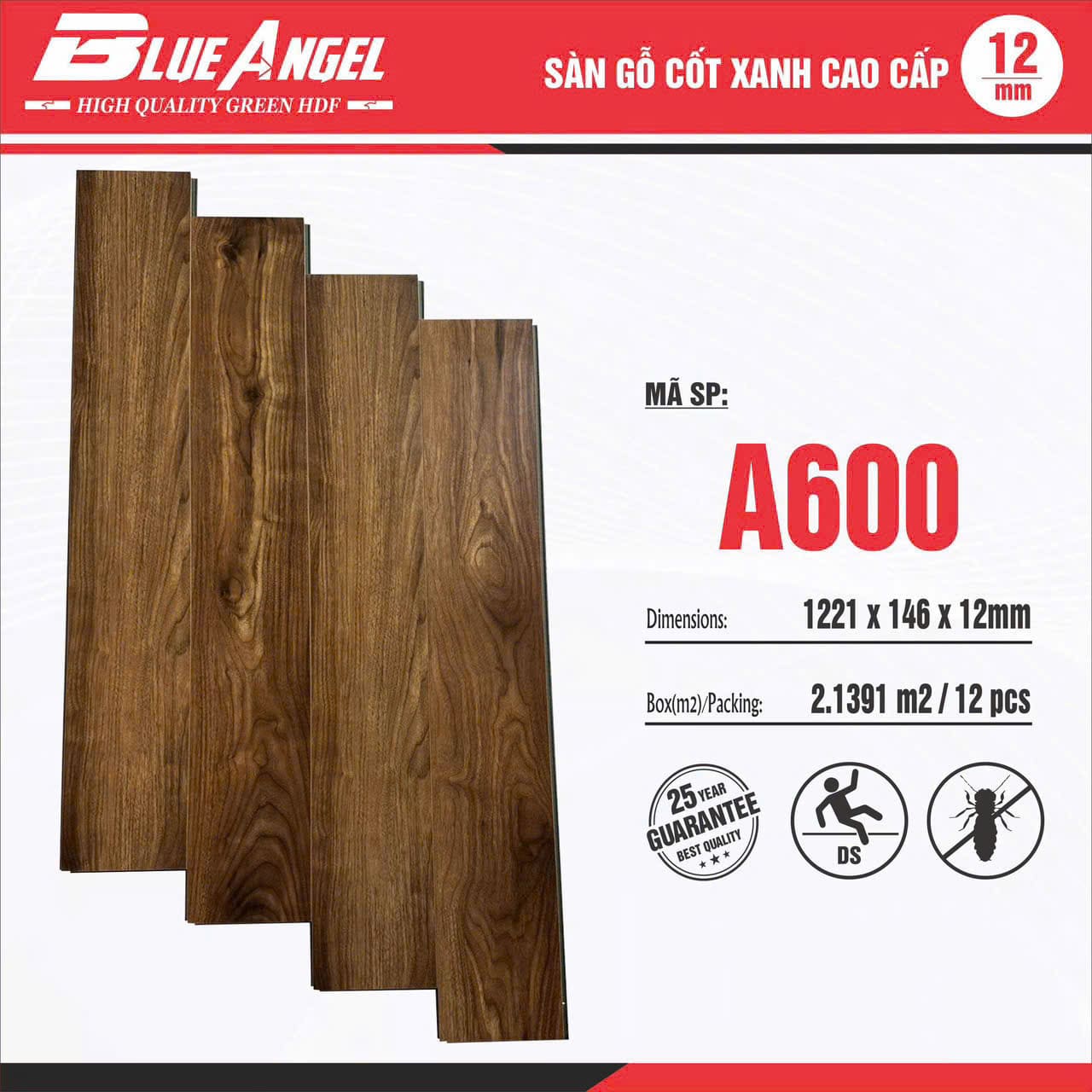 Sàn Gỗ Lát Thẳng mã A600