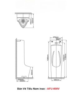 Tiểu Nam Cảm Ứng inax AFU-600V