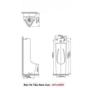 Tiểu Nam Cảm Ứng inax AFU-600V