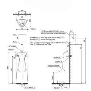 Tiểu Nam TOTO UT508T