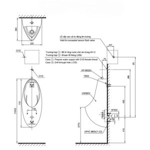 Tiểu Nam TOTO UT560T