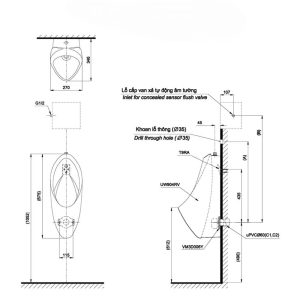 Tiểu Nam TOTO UT904R