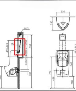 Tiểu Nam inax U-431VAC
