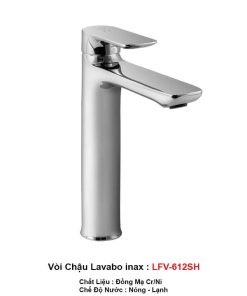 Vòi Rửa Lavabo Nóng Lạnh inax LFV-612SH (1)