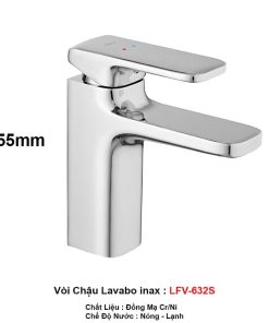 Vòi Rửa Lavabo Nóng Lạnh inax LFV-632S