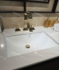 Vòi chậu tay vặn nóng lạnh GC ( Màu vàng pháp ) mã TLG08201