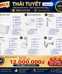 Combo thiết bị vệ sinh Viglacera số 15