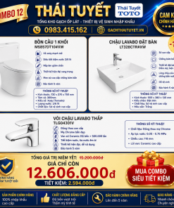 Combo thiết bị vệ sinh TOTO 12