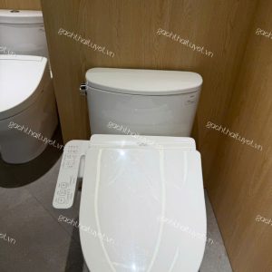 Bàn cầu hai khối nắp điện tử ToTo mã CS767RW18