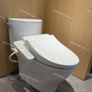 Bàn cầu hai khối nắp điện tử ToTo mã CS767RW18