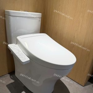 Bàn cầu hai khối nắp điện tử ToTo mã CS769DRW24