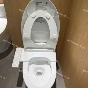 Bàn cầu hai khối nắp điện tử ToTo mã CS769DRW24