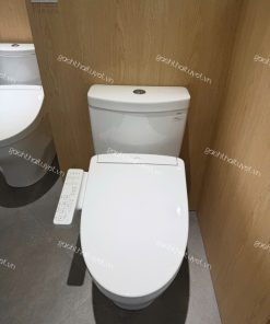 Bàn cầu hai khối nắp điện tử ToTo mã CS769DRW24