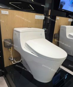 Bàn cầu một khối nắp điện tử ToTo mã MS625CDW23
