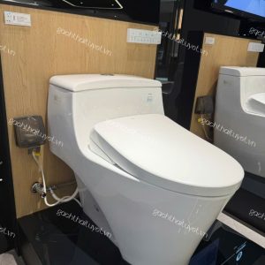 Bàn cầu một khối nắp điện tử ToTo mã MS625CDW23