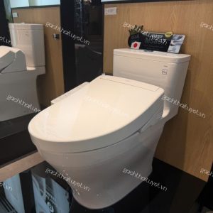 Bàn cầu một khối nắp điện tử ToTo mã MS636CDRW23