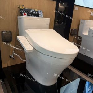 Bàn cầu một khối nắp điện tử ToTo mã MS636CDRW23