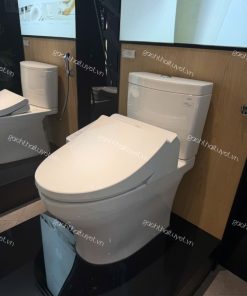 Bàn cầu một khối nắp điện tử ToTo mã MS636CDRW23